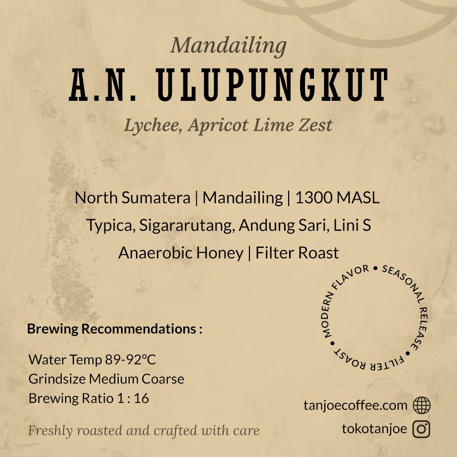 Seasonal - A.N Ulupungkut Mandailing 200gr